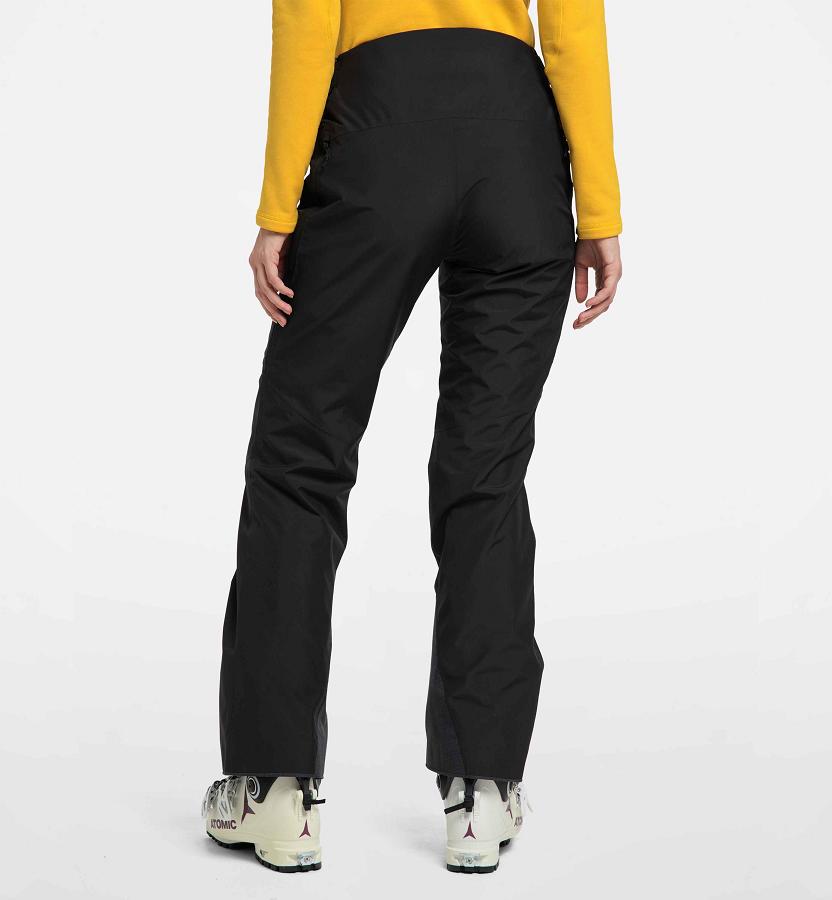 Haglöfs Womens Lumi Form Ski Pants Black New Zealand 75102QEUS